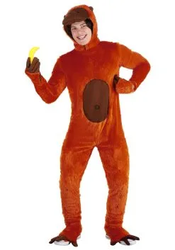 Fun Costumes Orange Orangutan Costume For Adults