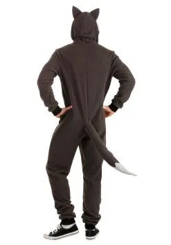 Wolf Costumes Sales Store -Wolf Costumes Sales Store adult wolf onesie costume alt 1