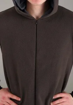 Fun Costumes Wolf Jumpsuit Costume For Adults -Wolf Costumes Sales Store adult wolf onesie costume alt 3