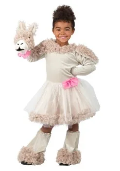 Princess Paradise Girls Puppet Llama Costume