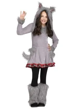 Fun World Girl's Wolf Cub Costume