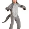 Fun Costumes Kid's Grey Wolf Costume