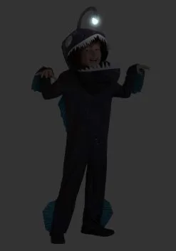 Seasons (HK) Ltd. Bigmouth Angler Fish Costume For Kids -Wolf Costumes Sales Store kids bigmouth angler fish costume alt 4