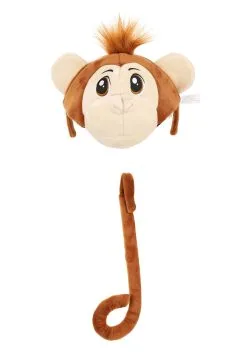 Elope Soft Monkey Headband & Tail Accessory Kit