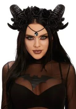 Dreamgirl Mythical Ram's Horn Head Piece