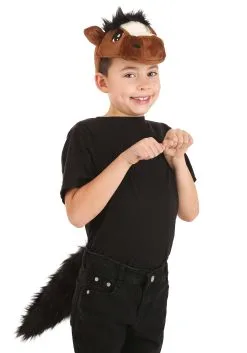 Elope Horse Costume Kit -Wolf Costumes Sales Store plush horse costume accessory kit alt 4