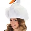 Elope Adult Swan Plush Costume Hat