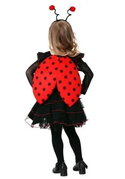 Fun Costumes Toddler Girl's Sweet Ladybug Costume -Wolf Costumes Sales Store toddler girls sweet ladybug costume back