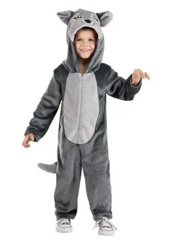 Savvy Garments Toddler Wolf Jumpsuit Costume