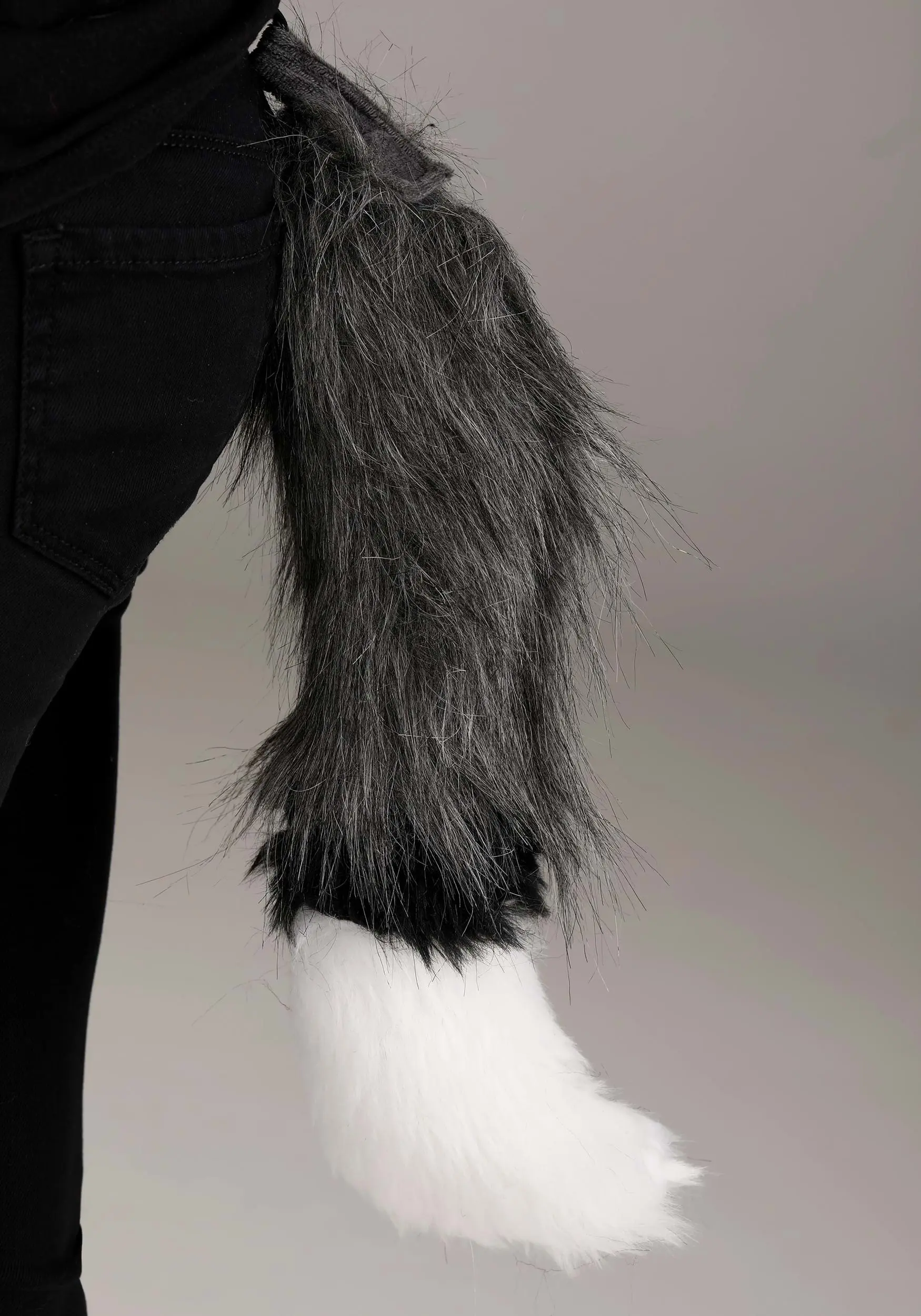 Yao Hats Wolf Hood, Hands & Tail Costume Accessory Kit 4 Yao Hats Wolf Hood, Hands & Tail Costume Accessory Kit - Image 4