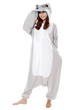 Sazac Adult Wolf Kigurumi Costume