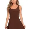 LEG AVENUE Basic Brown Women's Skater Dress Costume